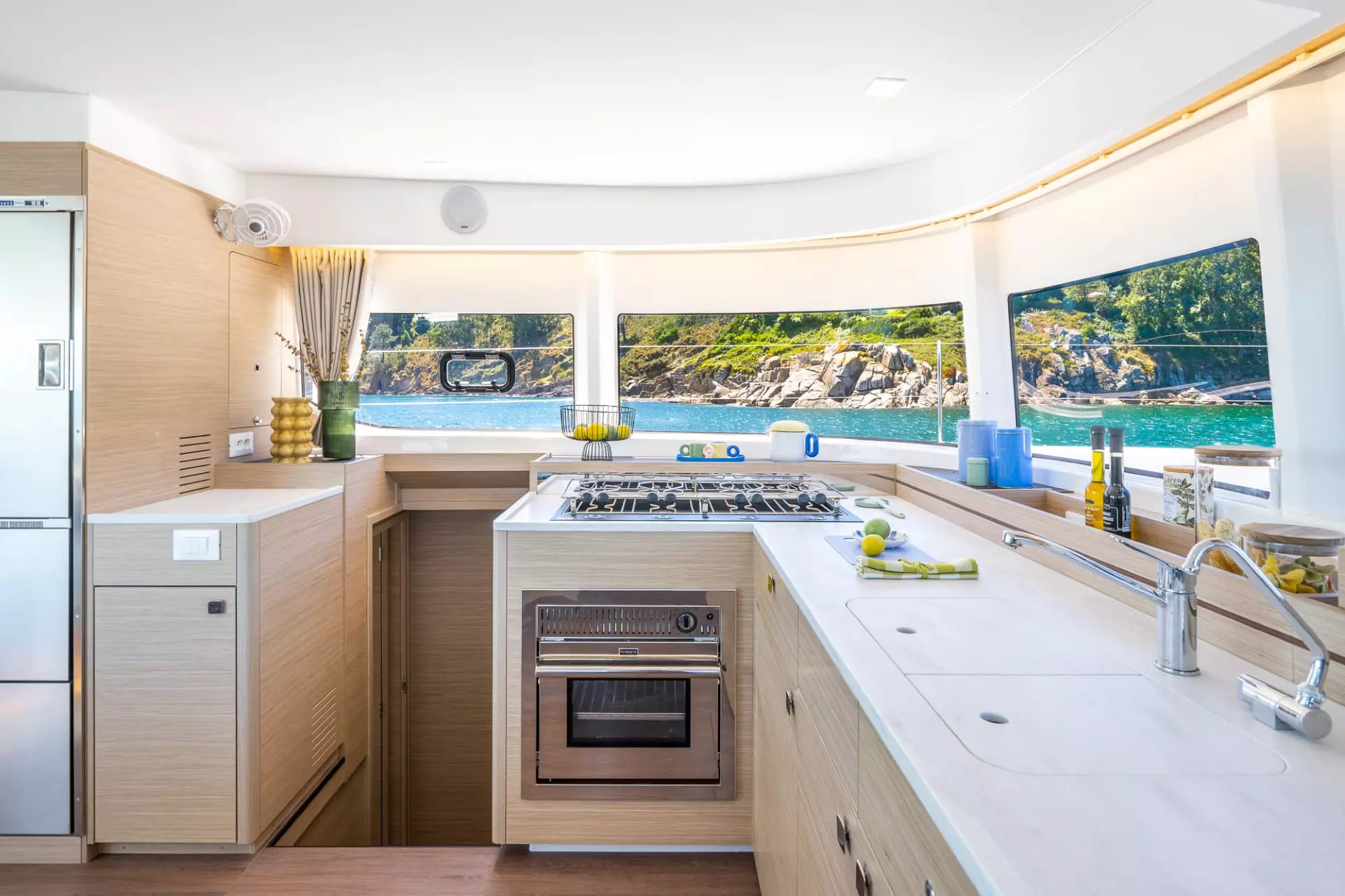 Kitchen 2 of Catamaran Lagoon 43 Malta